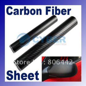 Wholesale High quality 3D Carbon Fiber film Vinyl Car Sticker Carbon fiber sheet 24*60 black free shipping