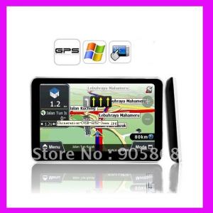 Wholesale free shipping 5 inch Car GPS Navigator without Bluetooth 2GB 4GB 8GB memorey load 3D Map